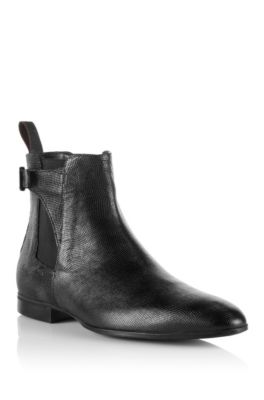 Low boots en cuir de vachette, Nevinos