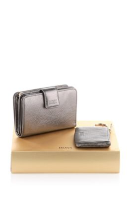 Wallet gift set in calfskin leather 'Makie'