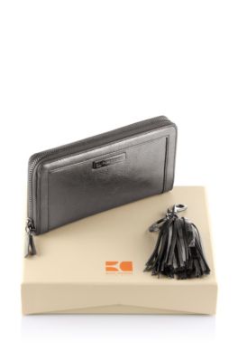 Genuine calfskin leather gift set 'Gledis'