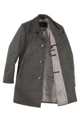 Manteau en laine m&eacute;lang&eacute;e, The Task3