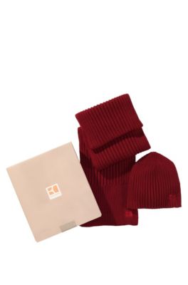 Scarf and hat gift set &acute;Fagen Set`