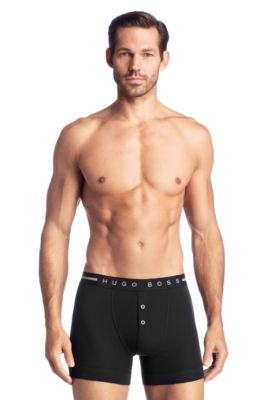 Boxer shorts with a fly 'Boxerwoven BF BM'