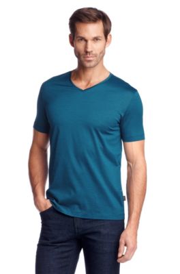 Striped V-neck T-shirt 'Eraldo 52'