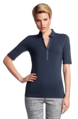 Polo shirt with a Kent collar 'E4672'