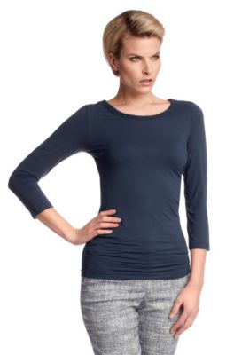 Long sleeve top with 7/8-length sleeves 'E4662'