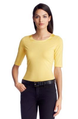 T-shirt with a silk trim 'E4689'