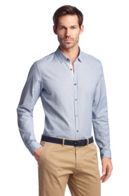 Casual shirt with a woven check pattern 'Lorenzo