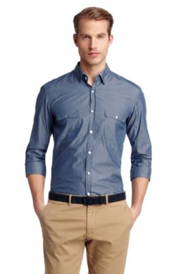 Casual shirt with two flap pockets 'Li'