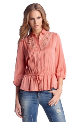 Casual silk blouse 'Elovee'