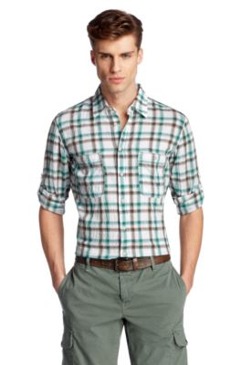 Crinkle look casual shirt 'CalifoE'