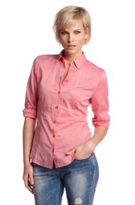Blouse with narrow Kent collar 'Eilise_1'