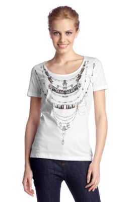 T-shirt with sophisticated print pattern 'Tilsu'
