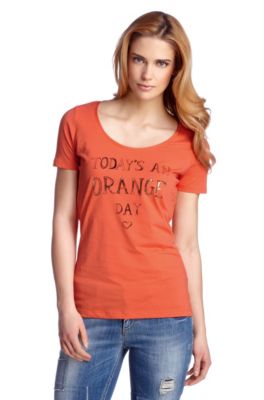 T-shirt with metallic print 'Talsa'