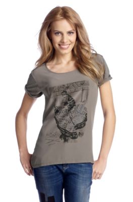 Silk and viscose T-shirt 'Tolja'