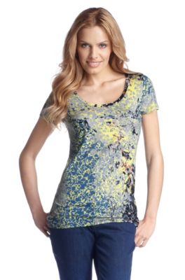 T-shirt in soft blended viscose 'Tapsi'