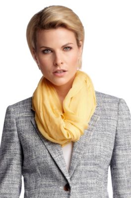 Elegant scarf in pure silk 'SC490'