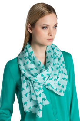 Silk scarf 'Women-Z 408'