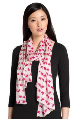 Silk scarf 'Women-Z 408'