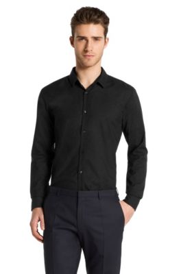 Slim fit casual shirt with a Kent collar 'Ero'