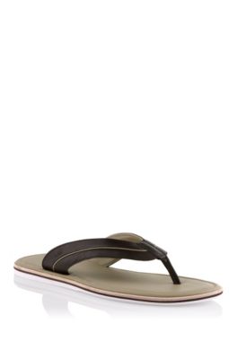 Leather flip flop 'Brisio'