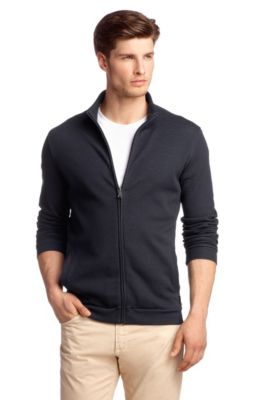 Cotton blend sweatshirt jacket 'Cannobio 42'