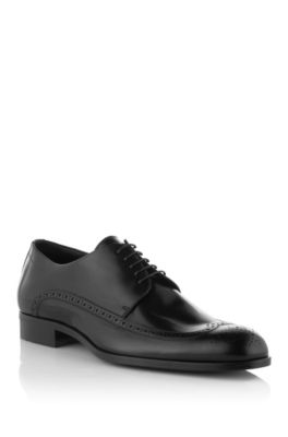 Chaussures &agrave; lacets en cuir de vachette, Fittos