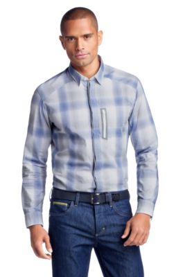 Casual shirt with a woven check pattern 'Bos&egrave;'