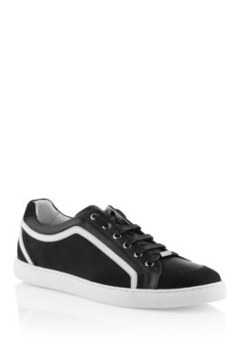 Sneaker made of nubuck leather and calfskin