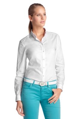 Vrijetijdsblouse &acute;Cetania` met kentkraag