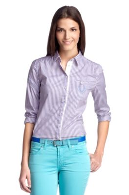 Blouse with a Kent collar 'Cetizia'
