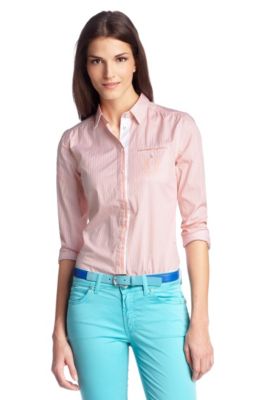 Blouse &acute;Cetizia` met kentkraag
