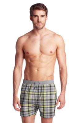 Swim shorts with a check pattern 'Catshark'