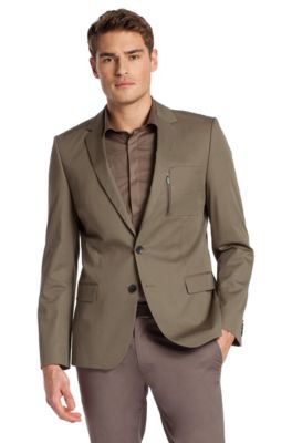 Pure cotton tailored jacket 'Astus'
