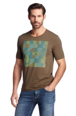 T-shirt &acute;Lecco 71` met ronde hals