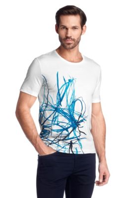 T-shirt with a chest print 'Lecco 69'