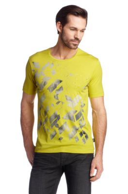 T-shirt &acute;Lecco 70` met metallic print