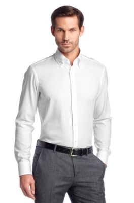 Business shirt with button-down collar &acute;Edmund`