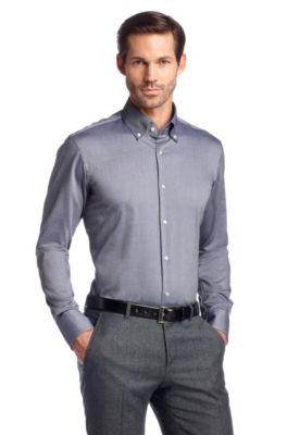 Business shirt with button-down collar &acute;Edmund`