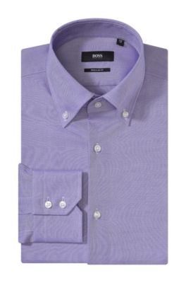 Businessoverhemd 'Edmund' met buttondownkraag