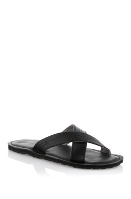 Sandal in genuine leather 'Longero'