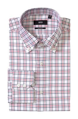 Business shirt with button-down collar &acute;Edmund`