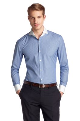 Slim fit cotton business shirt 'Johan'