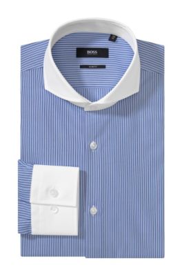 Slim fit cotton business shirt 'Johan'