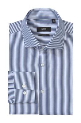 Slim fit casual shirt with Kent collar 'Jaron'