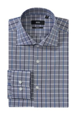 Regular-Fit Business-Hemd &acute;Jaron` aus Baumwolle