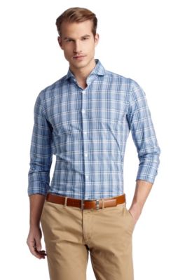 Business shirt with Kent collar 'Dwayne', Open Blue