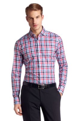 Regular-Fit Business-Hemd &acute;Gerald` aus Baumwolle, Pink