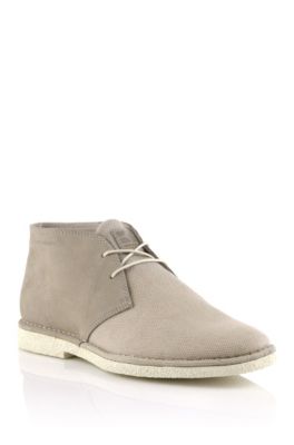 Veterschoenen &acute;Mideo` van een leermix