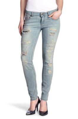 Jeans &acute;Lunja1 exhausted` mit Used-Elementen