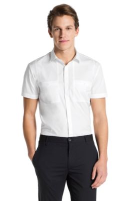 Slim fit casual shirt with a Kent collar 'Eirik'
